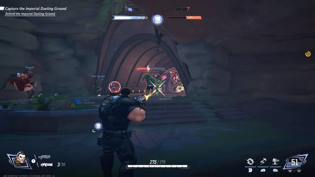 La acción es similar a la de cualquier otro hero-shooter, pero con la diferenciación que otorga la marca Marvel.